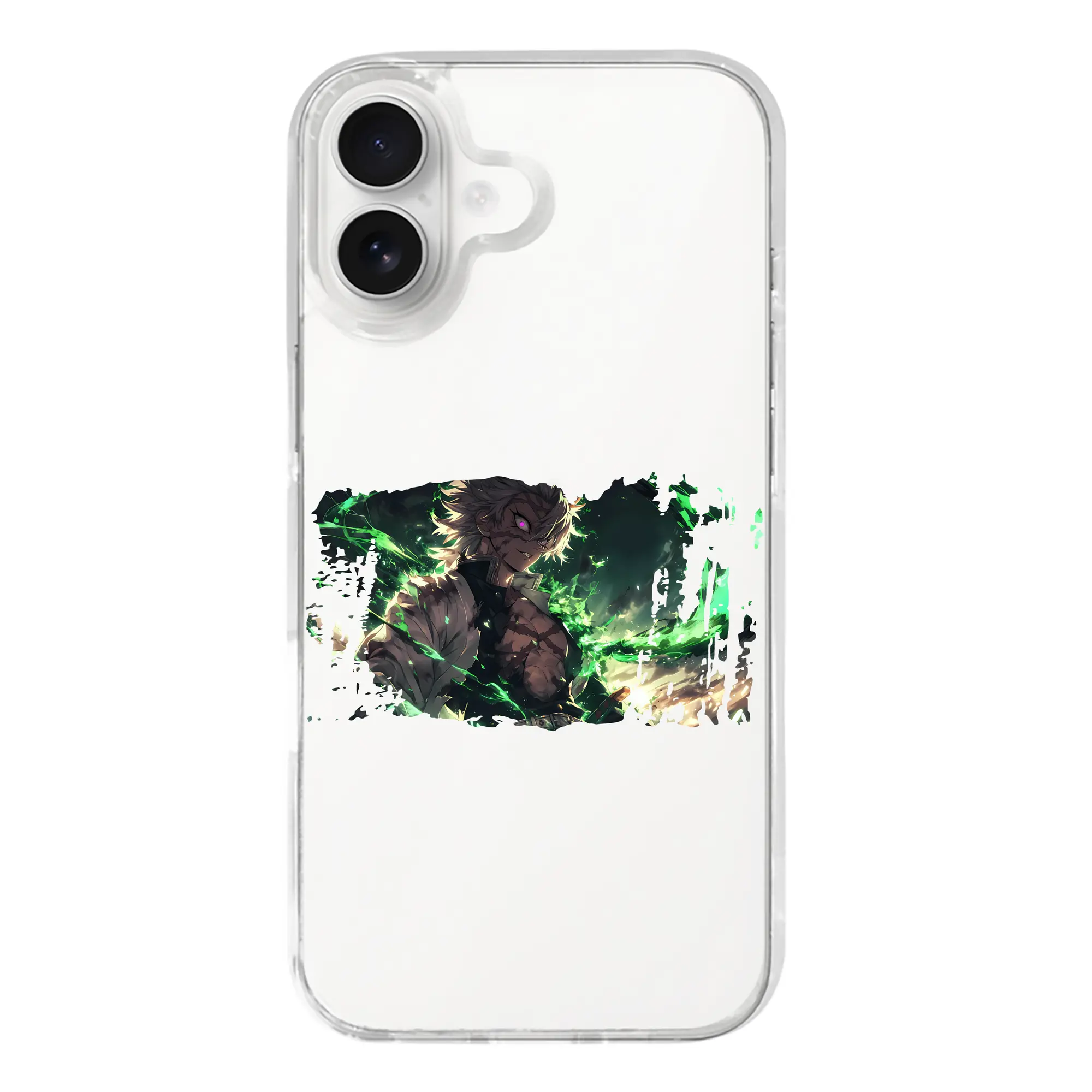 鬼滅の刃 グッズ,不死川 実弥 - iPhone 17シリーズ 透明スマホケース – 薄型・耐衝撃・精密フィット保護カバー